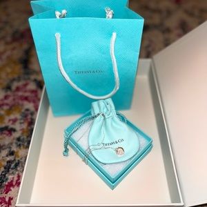 Silver and Rose gold Tiffany & Co Necklace